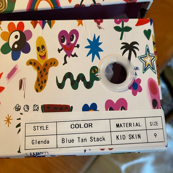 Jeffrey Campbell NWT/in box Sz 9 kitten .5” heel thong sandals, beautiful blue - Picture 10 of 16